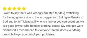 drug trafficking charge case review